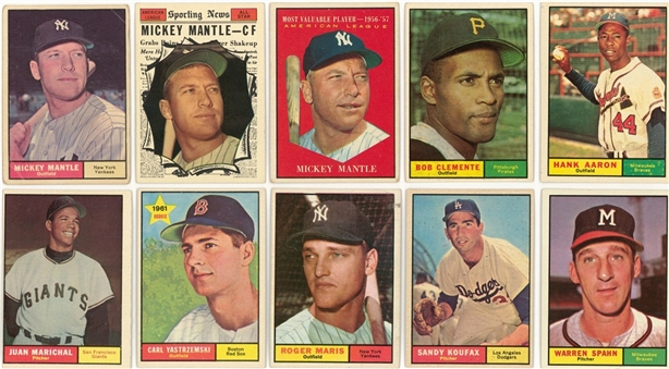 1961 Topps Complete Set (587)